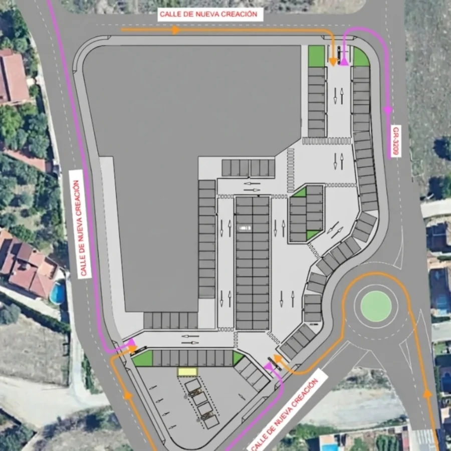 Circulación y accesos Gójar